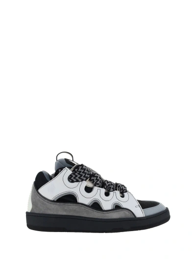 Lanvin Sneakers In White/anthracite