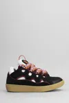 Lanvin Curb Sneakers In Black