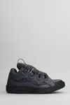 Lanvin Lace-up Low-cut Casual Sneakers In Grey