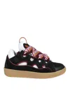 Lanvin Curb Sneakers In Black