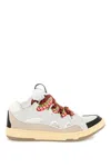Lanvin Exaggerated Silhouette Leather And Rubber Sneakers In White