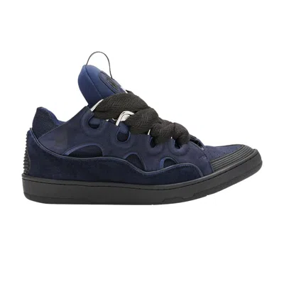 Pre-owned Lanvin Curb Sneakers 'ink Blue' | Men's Size 40
