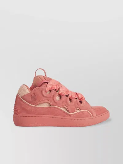 LANVIN 'CURB' SNEAKERS LEATHER BLEND