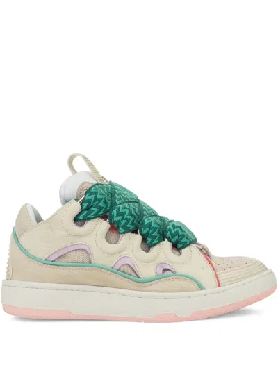 Lanvin Curb Sneakers In Multi