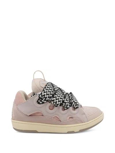 Lanvin Curb Sneakers In Pink