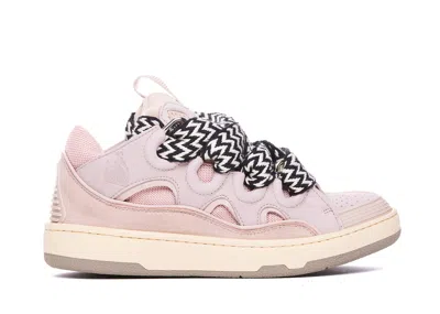 Lanvin Curb Sneakers In Pink
