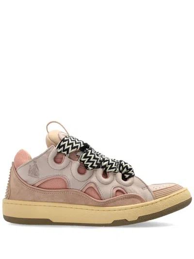 Lanvin Curb Sneakers In Pink