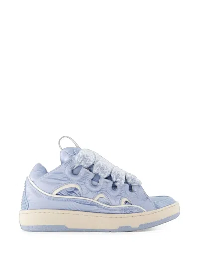 Lanvin Curb Sneakers In Purple