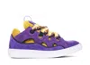 Lanvin Sneakers Curb En Cuir Pour Homme In Purple