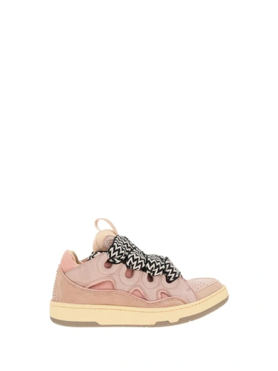 Lanvin Curb Sneakers In Light Pink