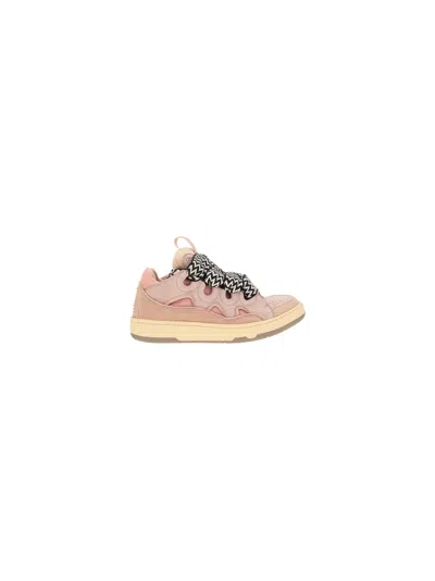 Lanvin Curb Sneakers In Pale Pink