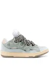 Lanvin Curb Sneakers Shoes In Blue