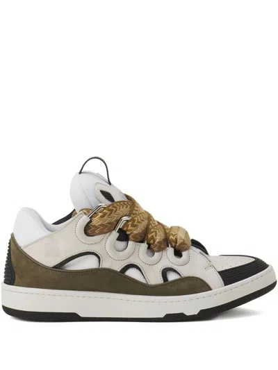 Lanvin Curb Sneakers Shoes In Green