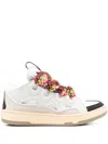 Lanvin Curb Sneakers Shoes In White