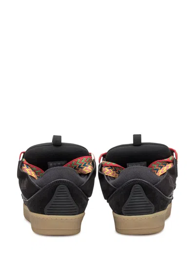Lanvin Curb Sneakers - Size 10 In Black