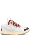 Lanvin Curb Sneakers In White