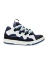 Lanvin Chunky Sole Sneakers Featuring Contrast Panels In White