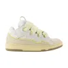 Lanvin Curb Sneakers In White