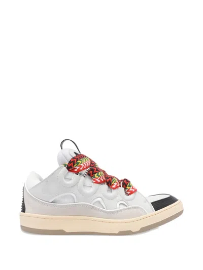 Lanvin Curb Sneakers In White