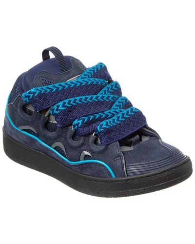 Lanvin Curb Suede Sneaker