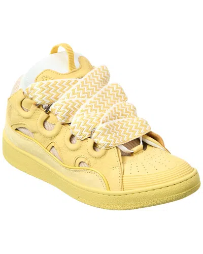 Lanvin Curb Suede Sneaker