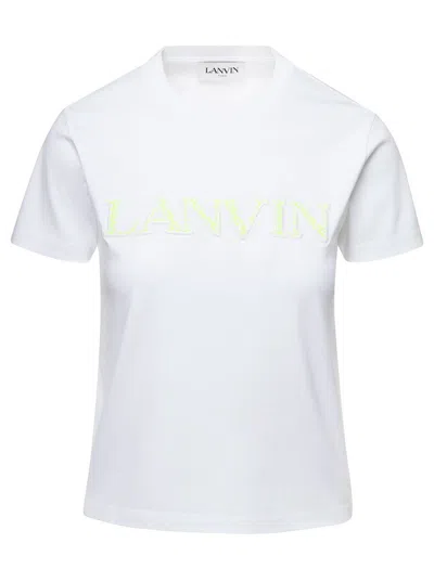 Lanvin Curb White Cotton T-shirt