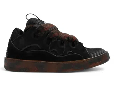Pre-owned Lanvin Curb (women's) Sneakers In Dark Brown