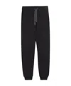 Lanvin Curb Woven Drawstring Track Pants In Black