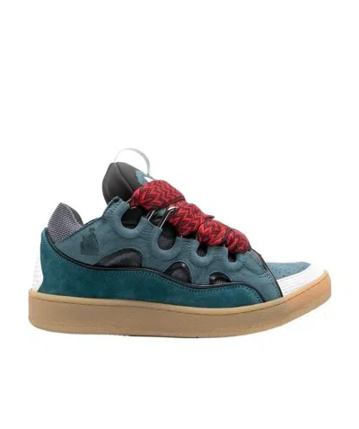 LANVIN LANVIN CURB LACE-UP SNEAKERS