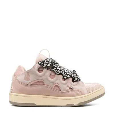 LANVIN LANVIN CURB LACE-UP SNEAKERS