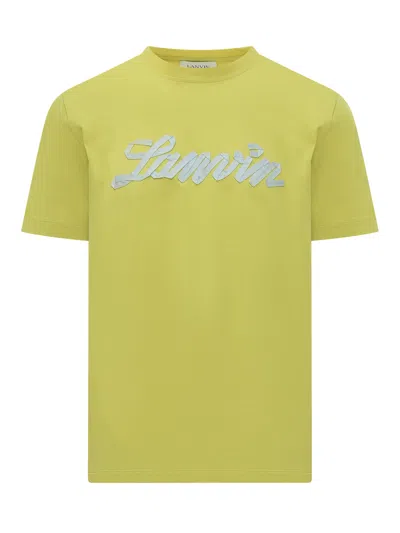 Lanvin Cut-out Sleeve T-shirt In Multi