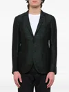 Lanvin D8 Slim 2 Button Jacket In Black
