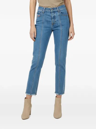 Pre-owned Lanvin Dagh-sp Straight-leg Jeans In Blue