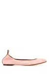 Lanvin Patent Ballerina Flat In Pink