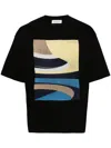 Lanvin Black Daunou T-shirt In Black