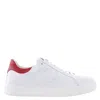 Lanvin Dbb0 Low-top Leather Sneakers In White