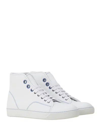Lanvin Dbb1 High-top Leather Sneakers In Multi