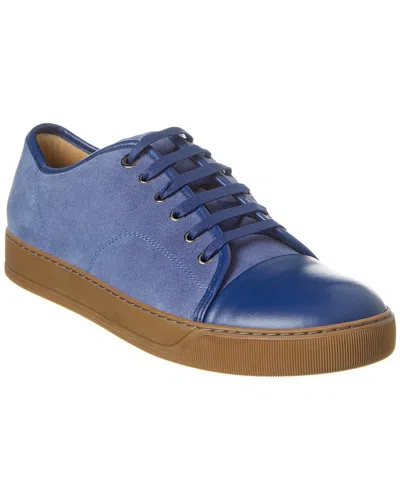 Lanvin Dbb1 Leather & Suede Sneaker In Blue