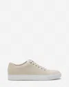 Lanvin Dbb1 Leather And Suede Sneakers For Men In Vanille
