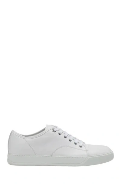 Lanvin Dbb1 Leather Sneakers In Ecru02