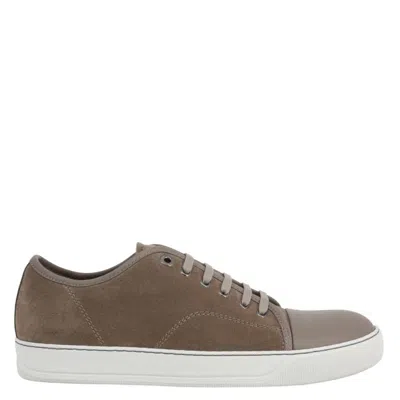 Lanvin Dbb1 Low-top Sneakers In Brown
