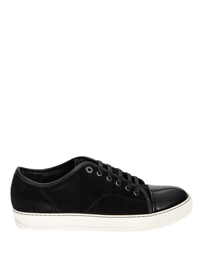 Lanvin Dbb1 Suede Sneakers In Multi