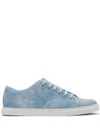 Lanvin Dbb1 Sneakers In Faded Denim For Women In Blue