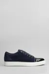 Lanvin Dbb1 Sneakers In Blue Suede In Blue