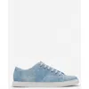 Lanvin Dbb1 Sneakers In Faded Denim For Women In Denim Blue