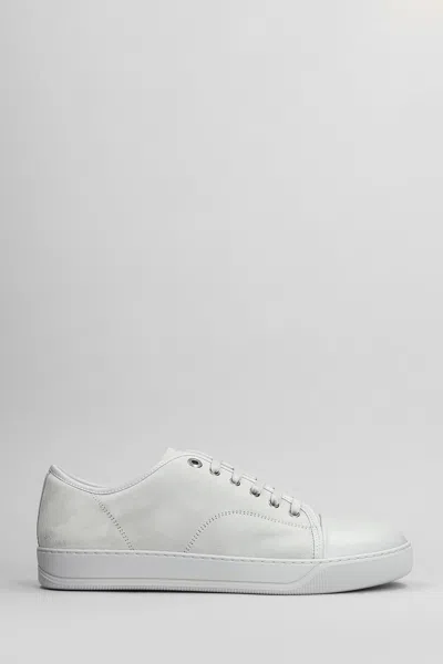 Lanvin Dbb1 Sneakers In Grey Suede