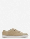 Lanvin Dbb1 Sneakers In Suede And Patent Leather For Women In Lin