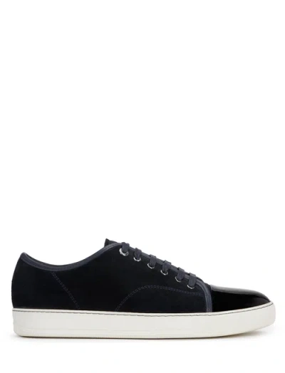 Lanvin Dbb1 Suede Sneakers In Multi