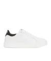 Lanvin Ddb0 Sneaker With Contrasted Embroideries In White