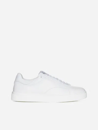 LANVIN DDB0 LEATHER SNEAKERS
